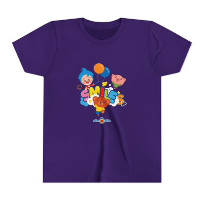 Plim Plim Camiseta Juvenil de Manga Corta Smiles