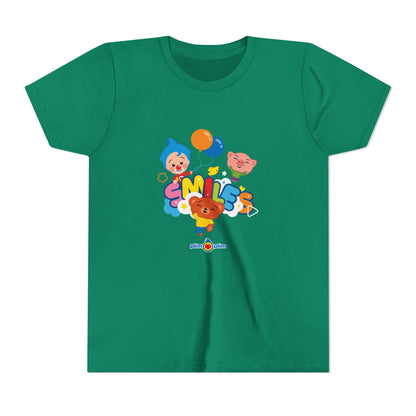 Plim Plim Camiseta Juvenil de Manga Corta Smiles
