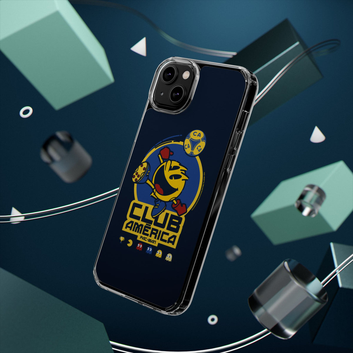 Club América x PAC-MAN – Funda transparente para celular