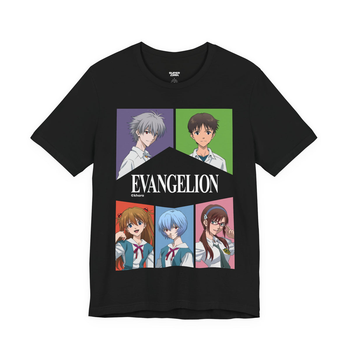 EVANGELION 2.22 - "All pilots on school" T-Shirt – official Evangelion licensed merch