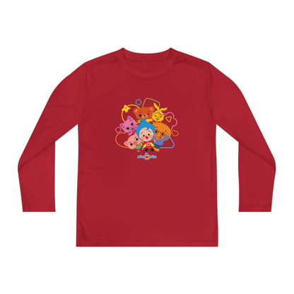 Plim Plim Camiseta Juvenil Manga Larga Amigos