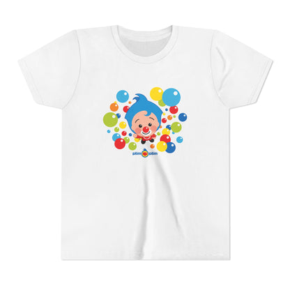 Plim Plim Camiseta Juvenil de Manga Corta Burbujas