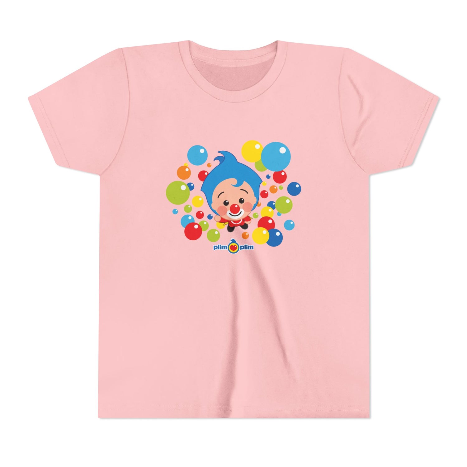 Plim Plim Camiseta Juvenil de Manga Corta Burbujas