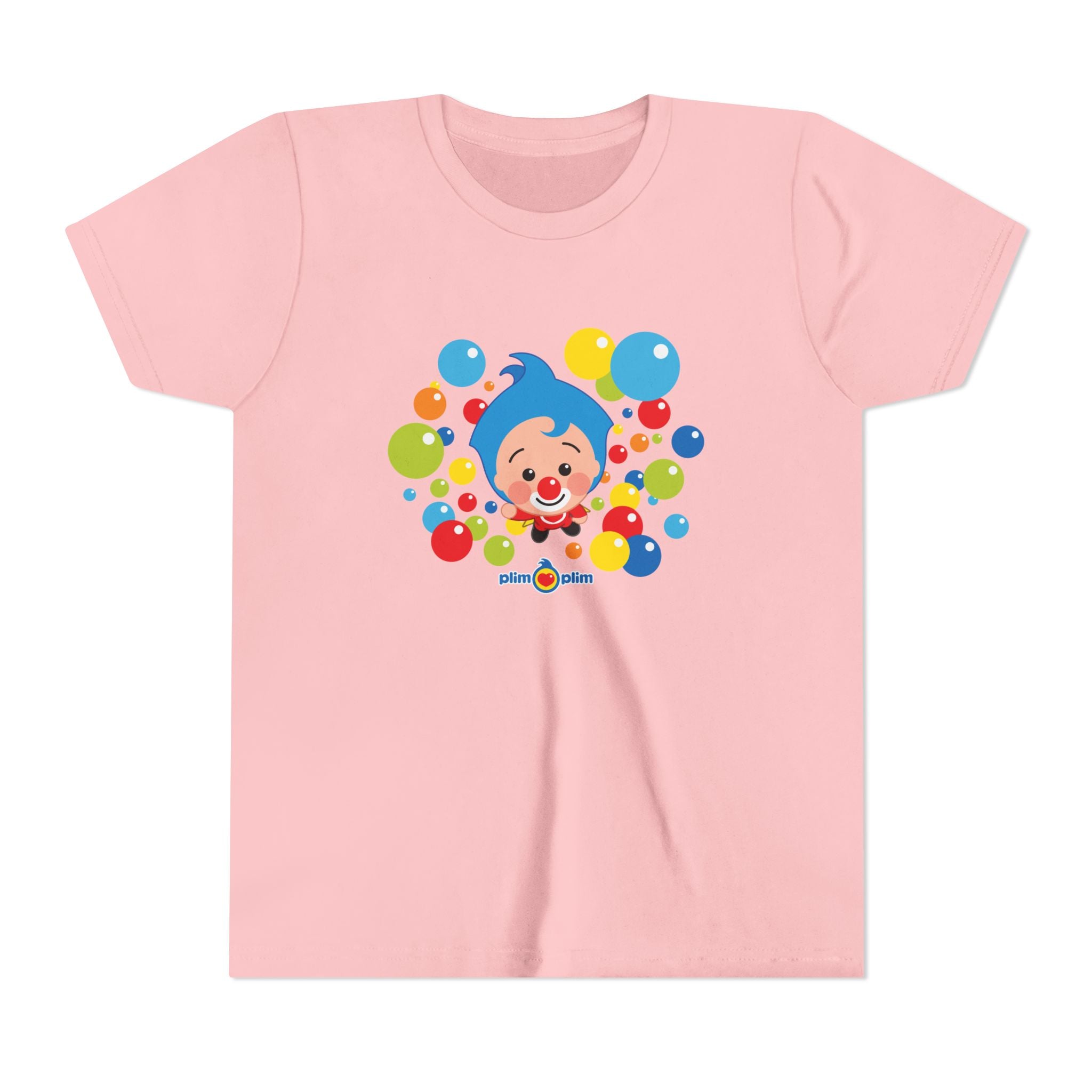 Plim Plim Camiseta Juvenil de Manga Corta Burbujas