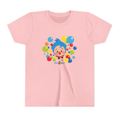 Plim Plim Camiseta Juvenil de Manga Corta Burbujas