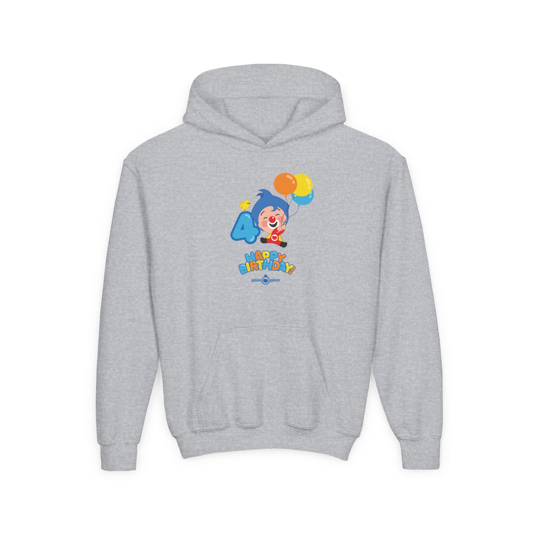 Plim Plim Sudadera de Niños con Capucha Cumple 4