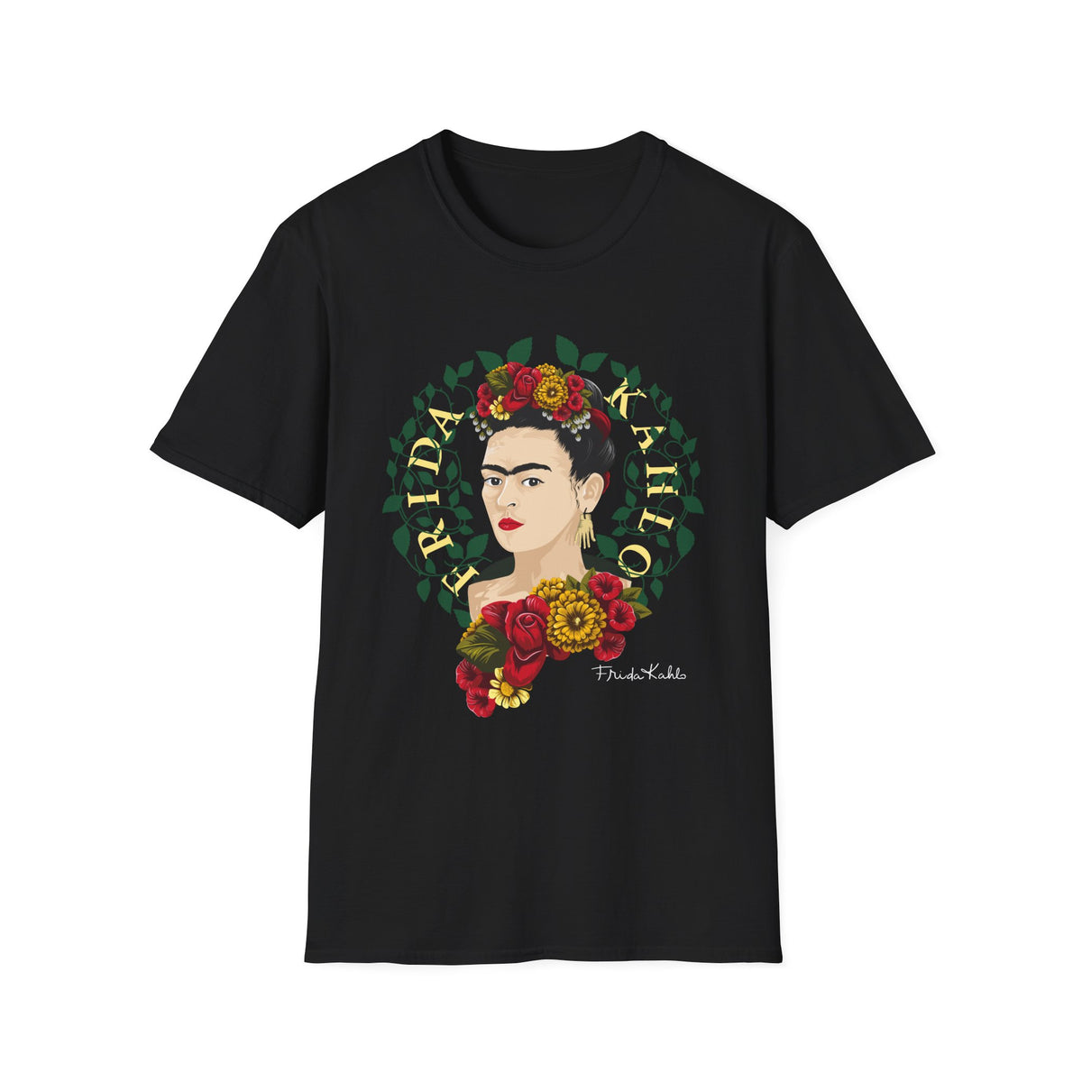 Frida Kahlo Colorful Unisex T-Shirt – official Frida Kahlo licensed merch (view 3)