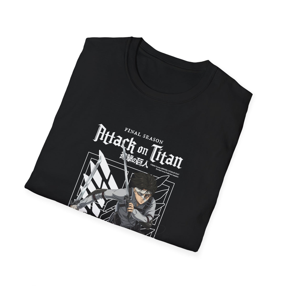 Attack on Titan Final Season - "Levi Ackerman" T-shirt – official Attack on Titan licensed merch (view 2)