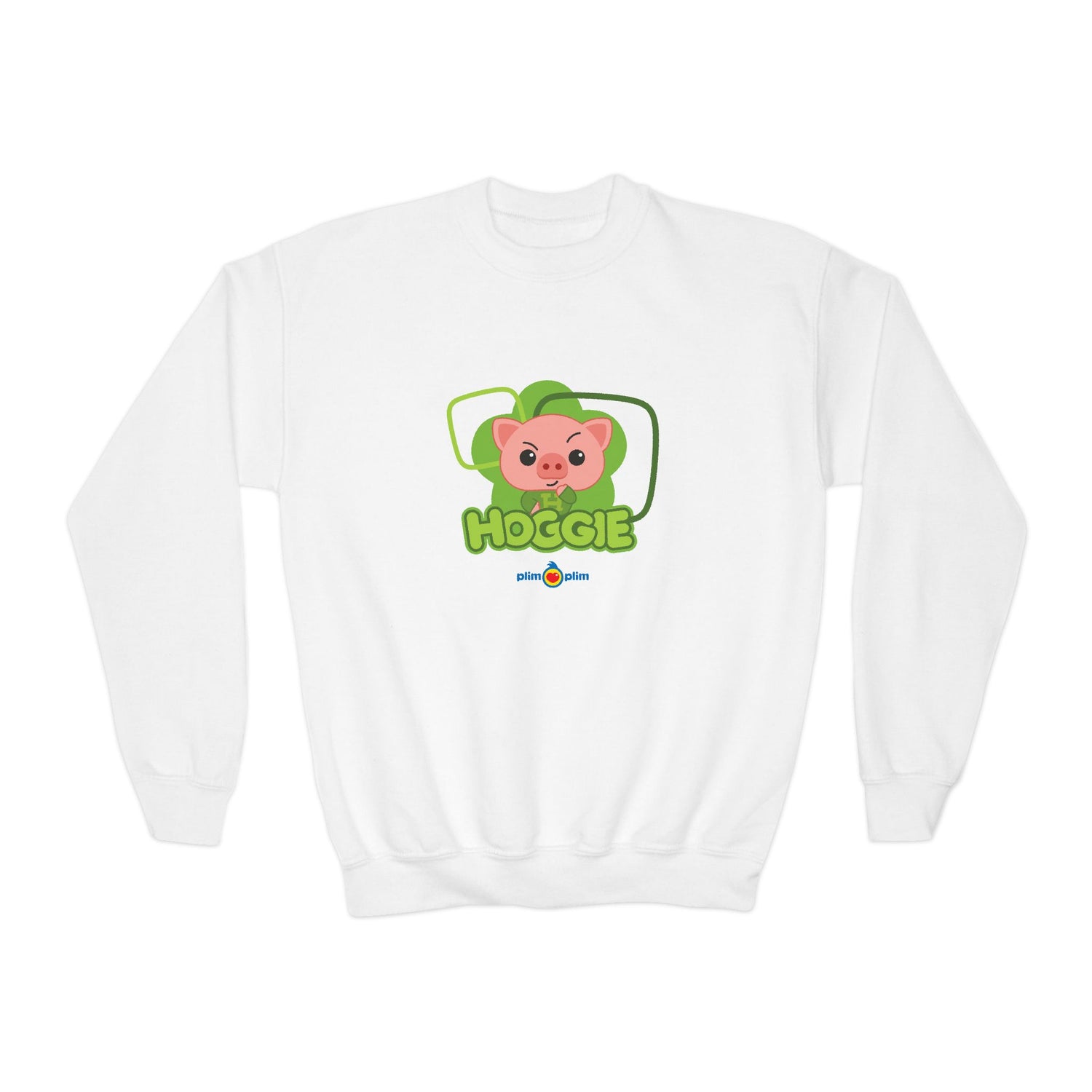Plim Plim Sudadera Juvenil de Cuello Redondo Hoggie
