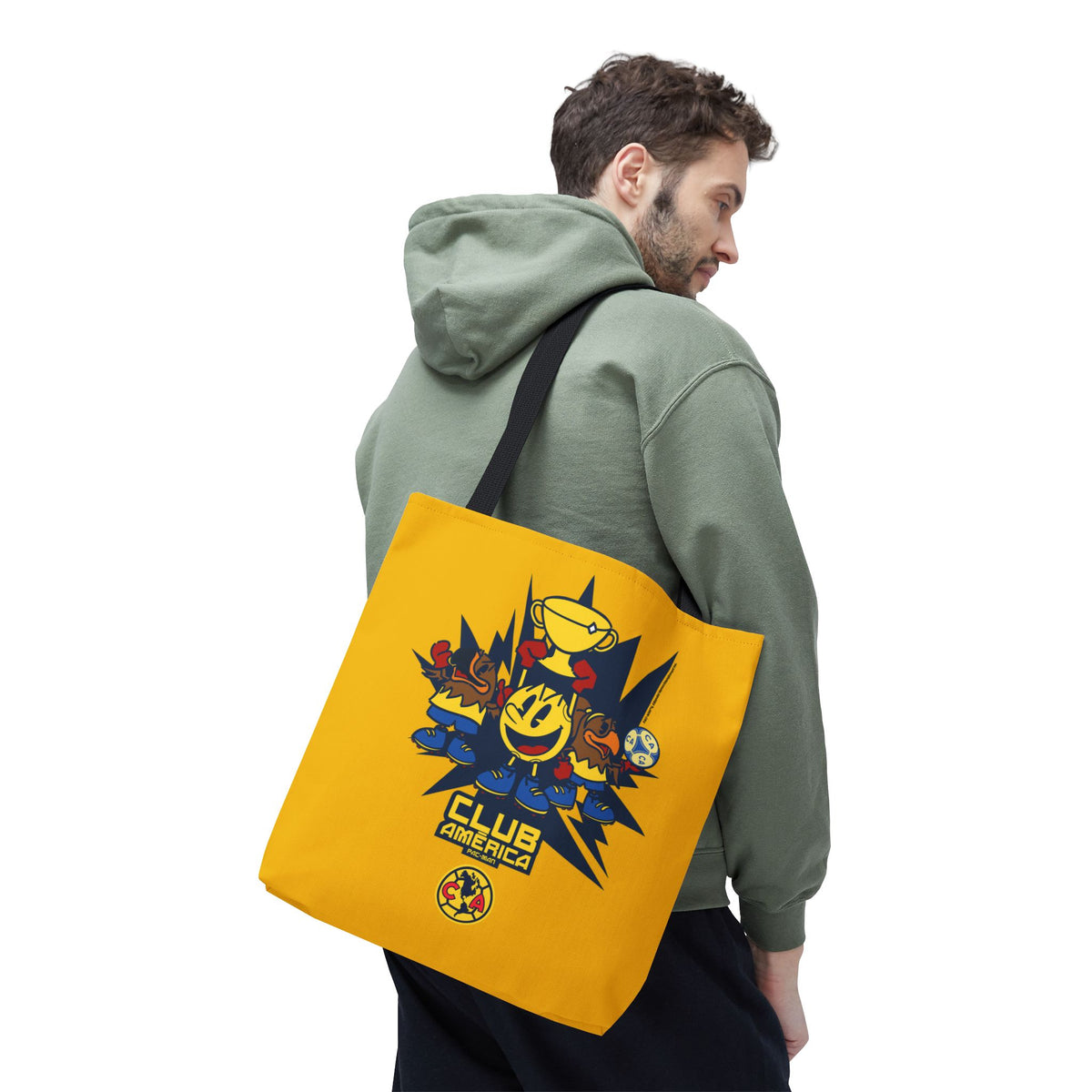 Club América x PAC-MAN - Tote Bag – official Club América x PAC-MAN licensed merch (view 2)