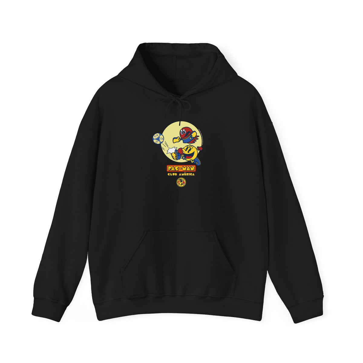 Club América x PAC-MAN - Hooded Sweatshirt – official Club América x PAC-MAN licensed merch (view 4)