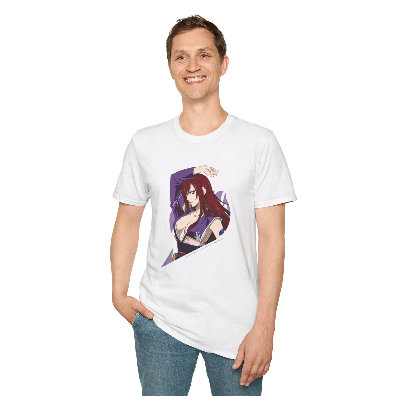 FAIRY TAIL - "Erza Scarlet Yukata" T-shirt