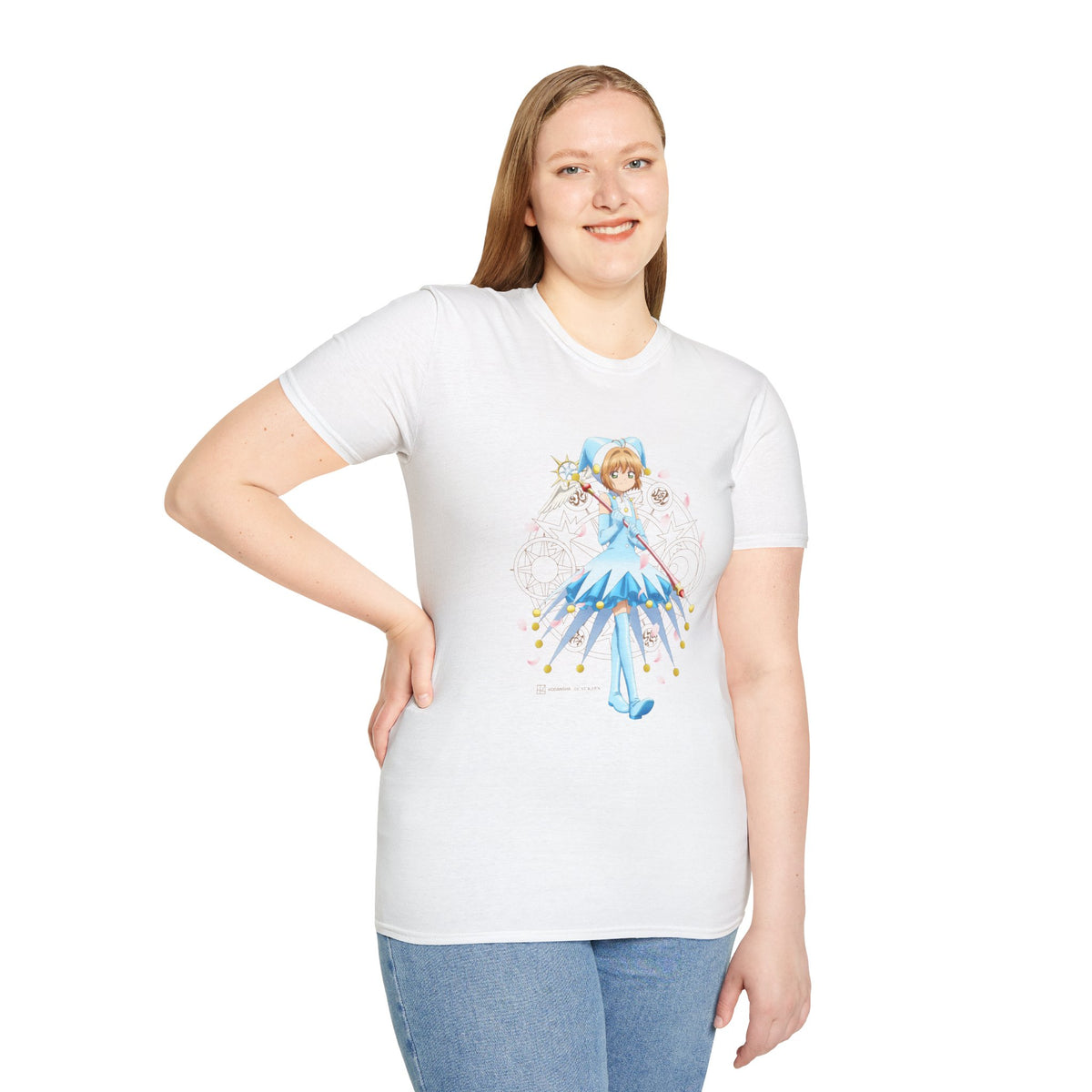 Cardcaptor Sakura: Clear Card - "Sakura in Battle Costume F" T-shirt – official Cardcaptor Sakura licensed merch