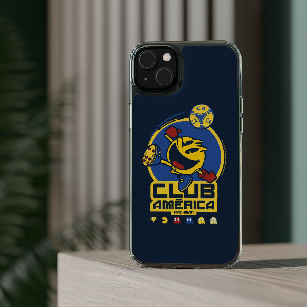 Club América x PAC-MAN – Funda transparente para celular