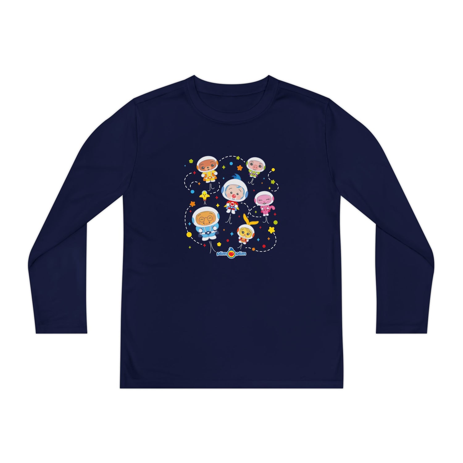 Plim Plim Camiseta Juvenil Manga Larga Astronautas