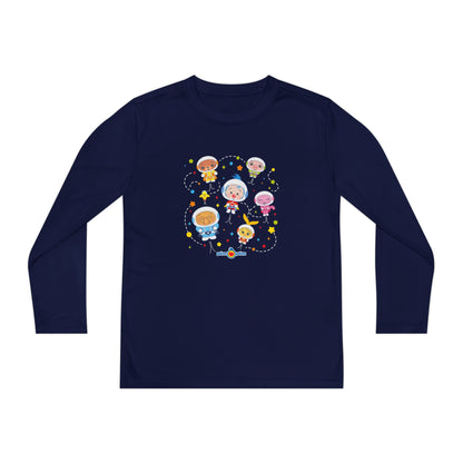 Plim Plim Camiseta Juvenil Manga Larga Astronautas