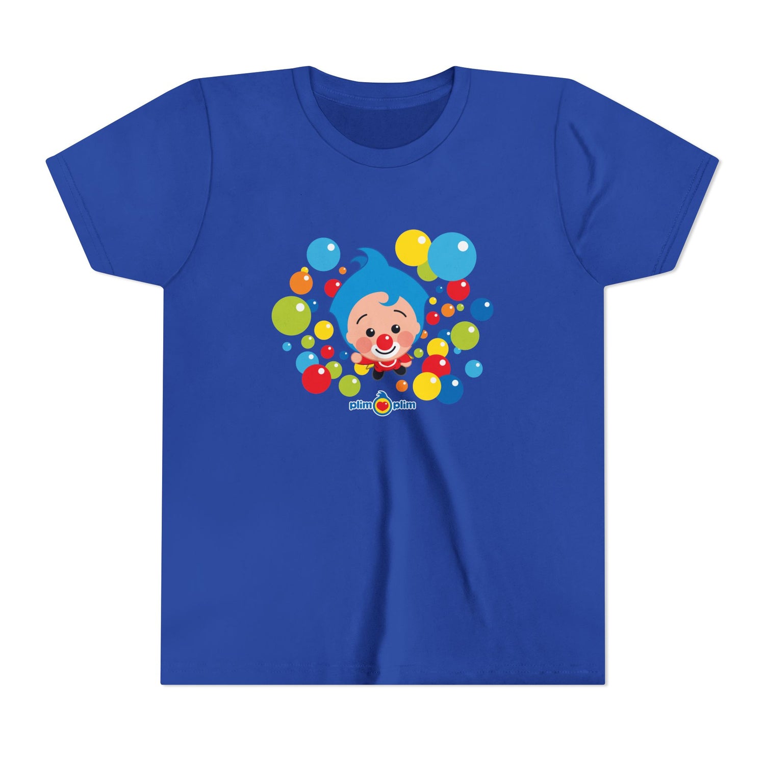 Plim Plim Camiseta Juvenil de Manga Corta Burbujas