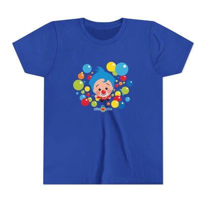 Plim Plim Camiseta Juvenil de Manga Corta Burbujas