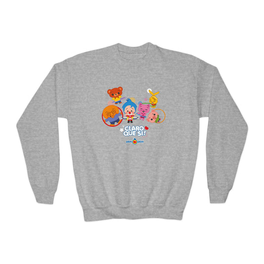 Plim Plim Sudadera Juvenil de Cuello Redondo Ula ula