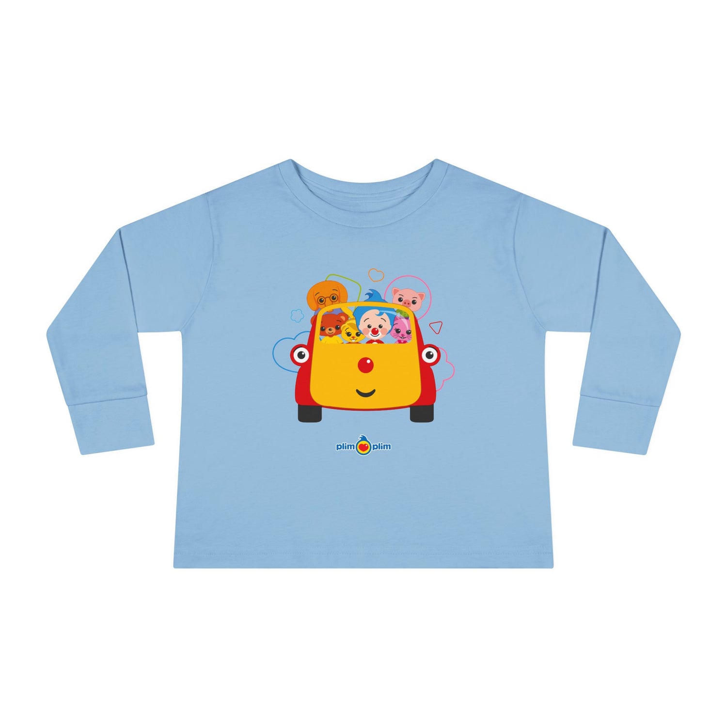 Plim Plim Camiseta Manga Larga de Niños Todos con Tuni