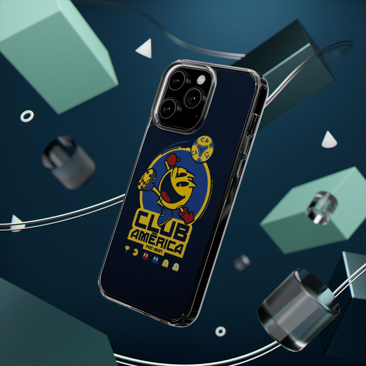 Club América x PAC-MAN – Funda transparente para celular