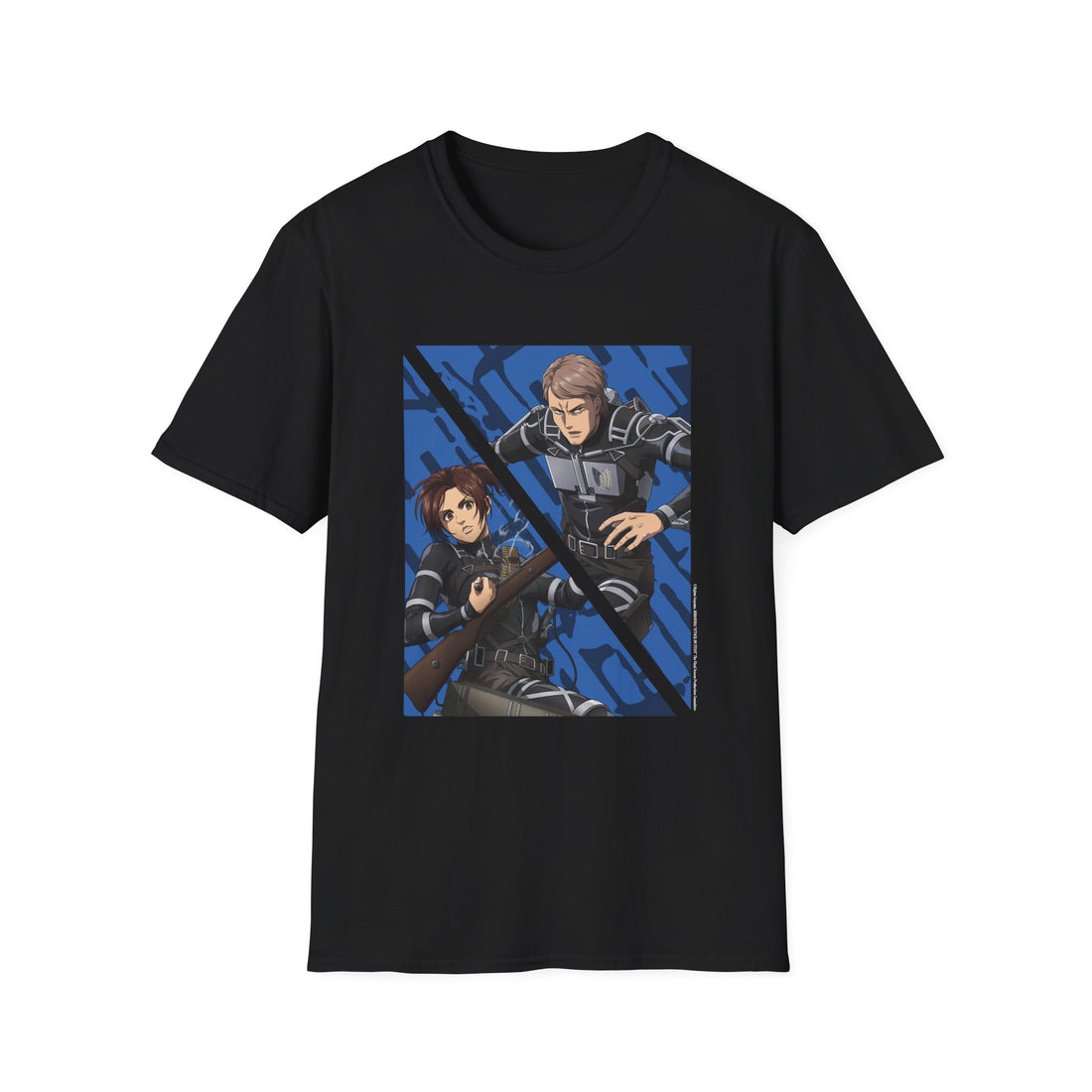 Attack on Titan Final Season - "Sasha Braus &amp; Jean Kirstein" T-shirt – official Attack on Titan licensed merch (view 3)
