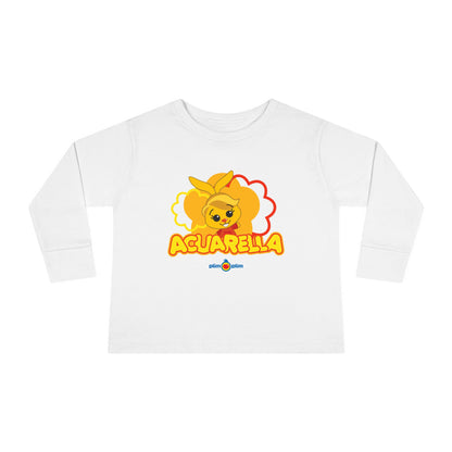 Plim Plim Camiseta Manga Larga de Niños Acuarella