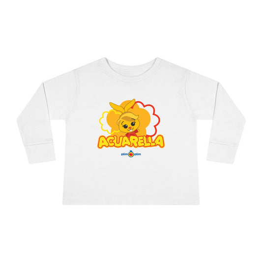 Plim Plim Camiseta Manga Larga de Niños Acuarella