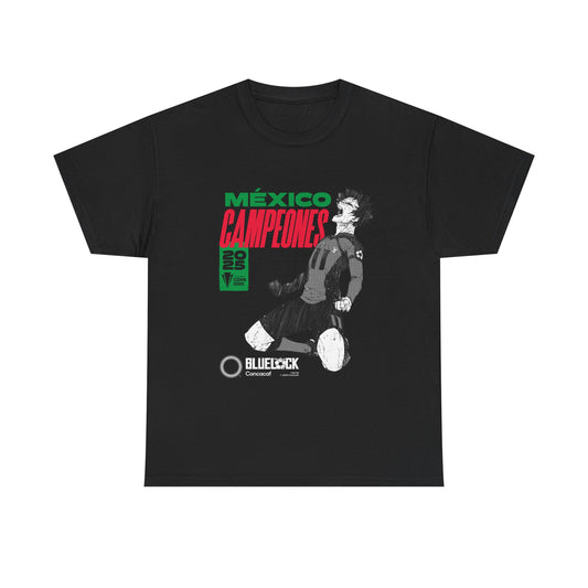 Concacaf  x BLUE LOCK - "Mexico Champions Gold Cup 2025" T-shirt – Where Soccer Meets Anime!