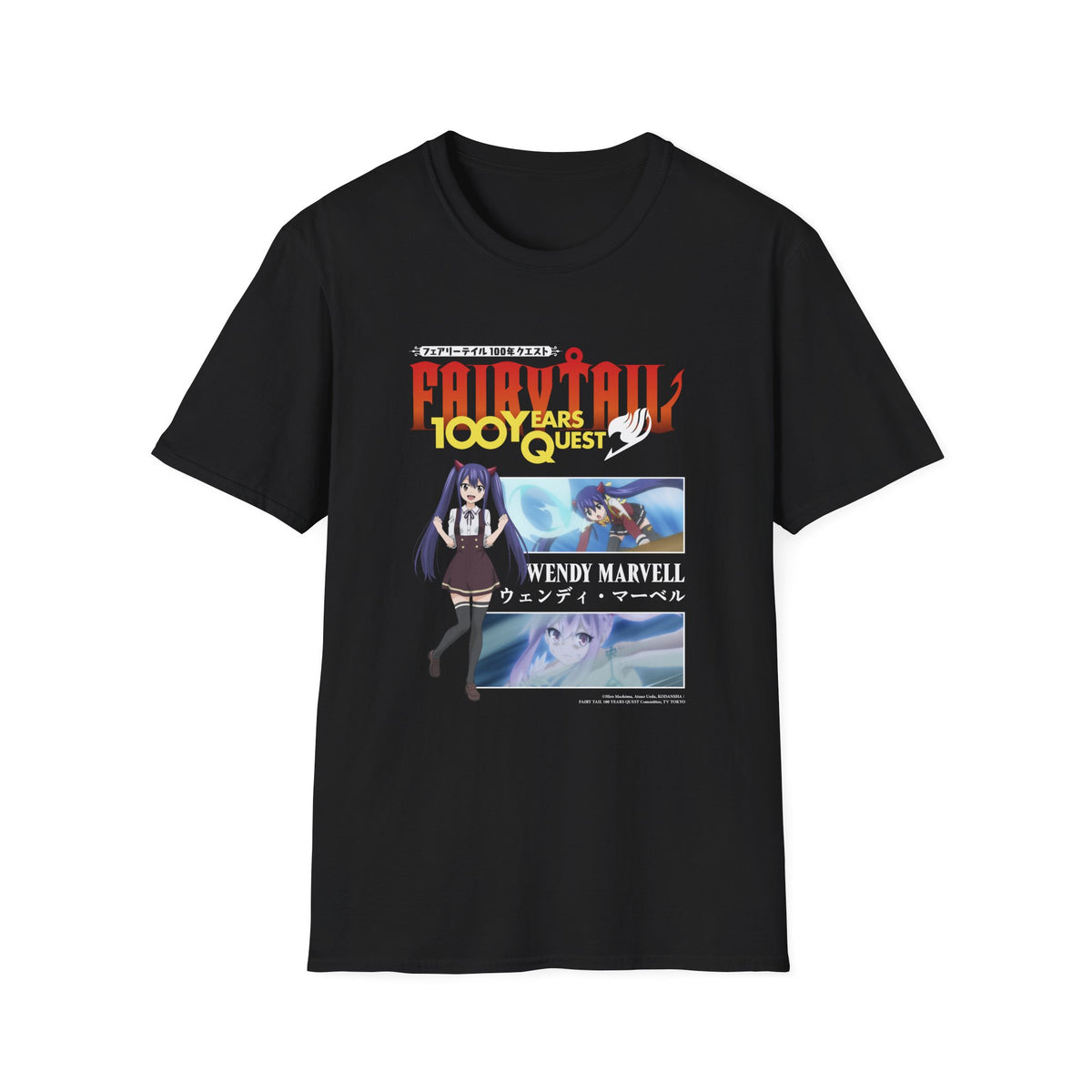FAIRY TAIL 100 YEARS QUEST - "Wendy Moments" T-shirt – official Fairy Tail licensed merch (view 3)