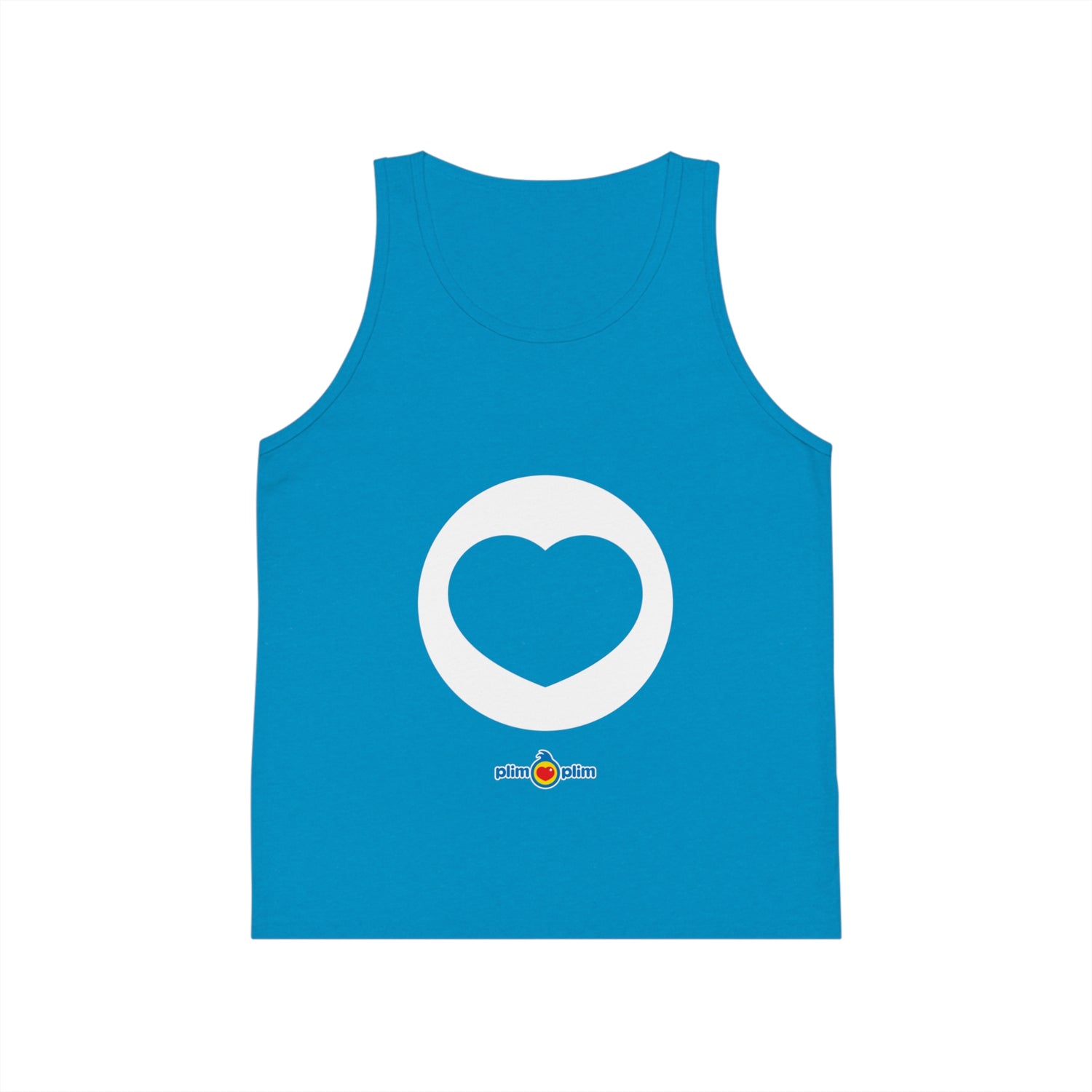 Plim Plim Camiseta de Tirantes de Niños Corazón