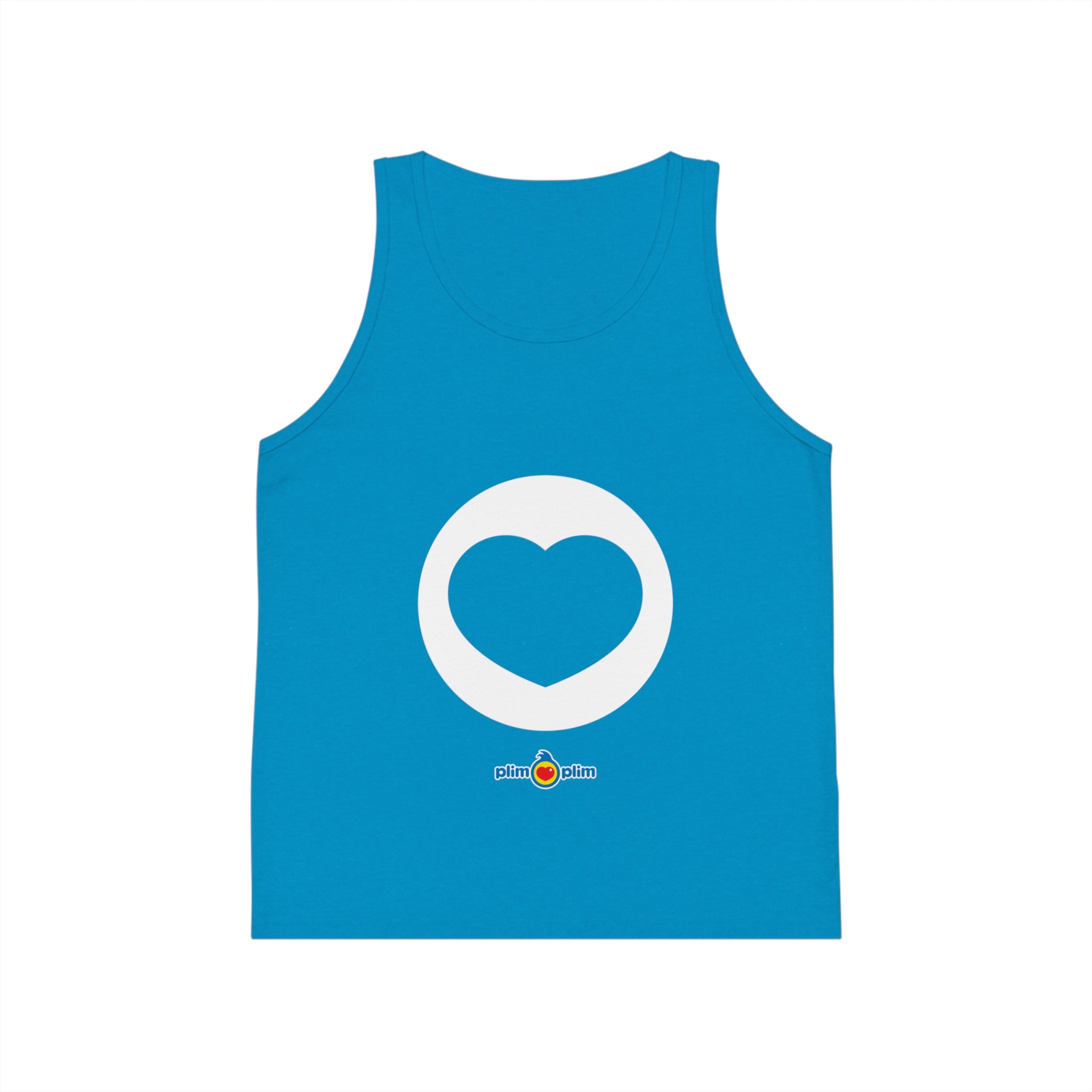 Plim Plim Camiseta de Tirantes de Niños Corazón
