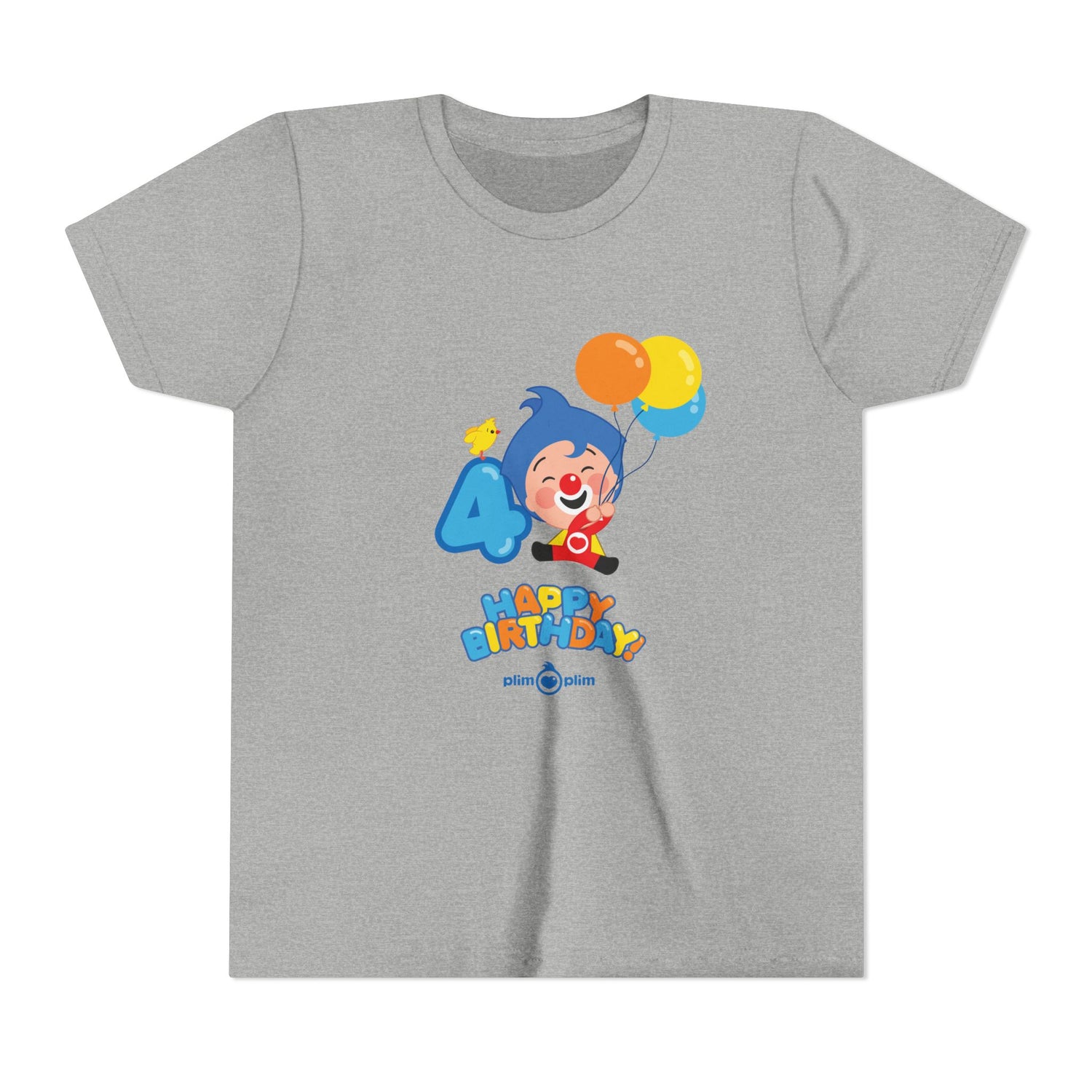 Plim Plim Camiseta Juvenil de Manga Corta Cumple 4