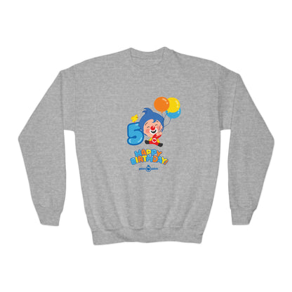 Plim Plim Sudadera Juvenil de Cuello Redondo Cumple 5