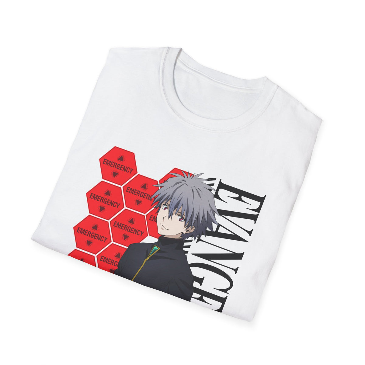 EVANGELION 3.0+1.0 - "Kaworu Nagisa NERV" T-Shirt – official Evangelion licensed merch (view 2)