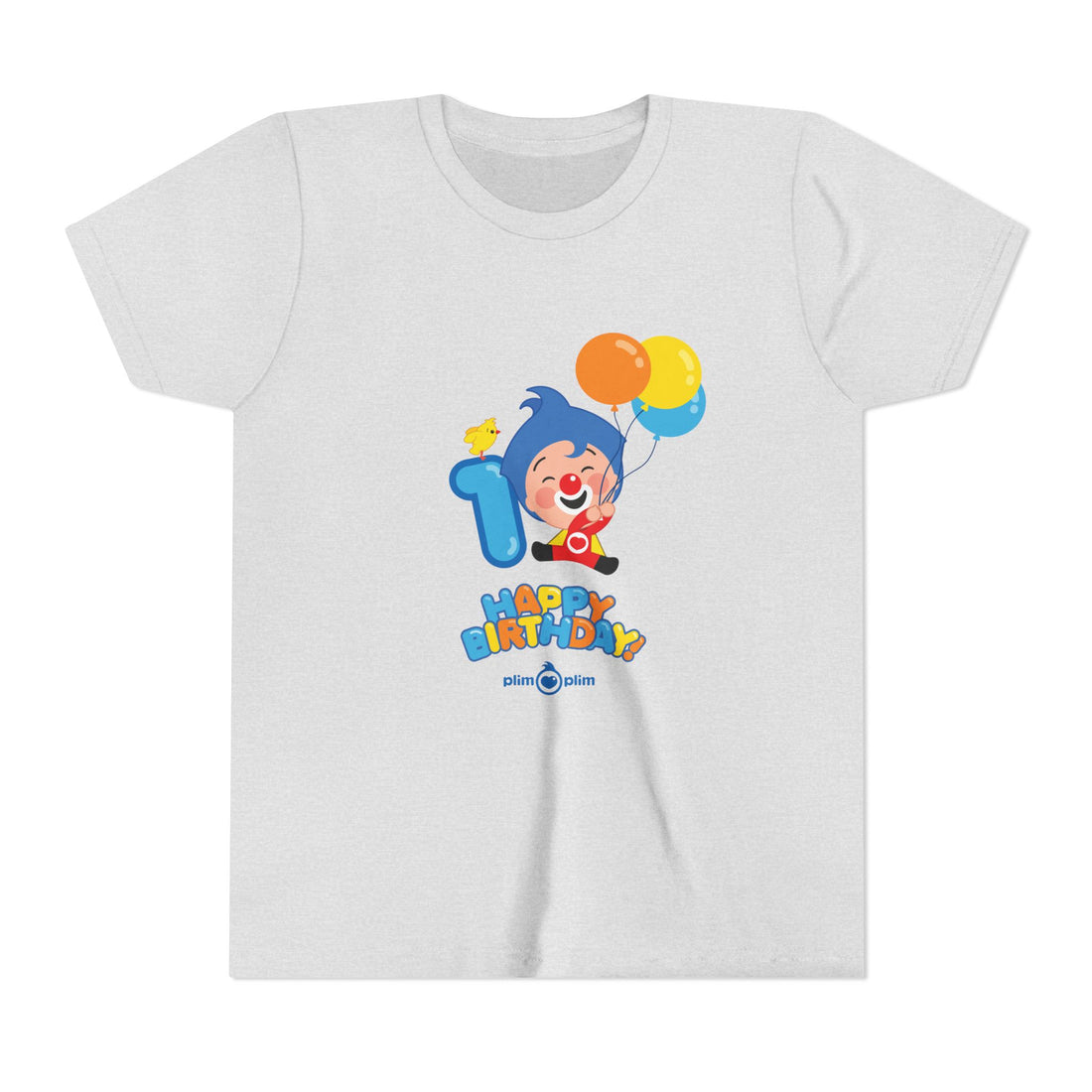 Plim Plim Camiseta Juvenil de Manga Corta Cumple 1