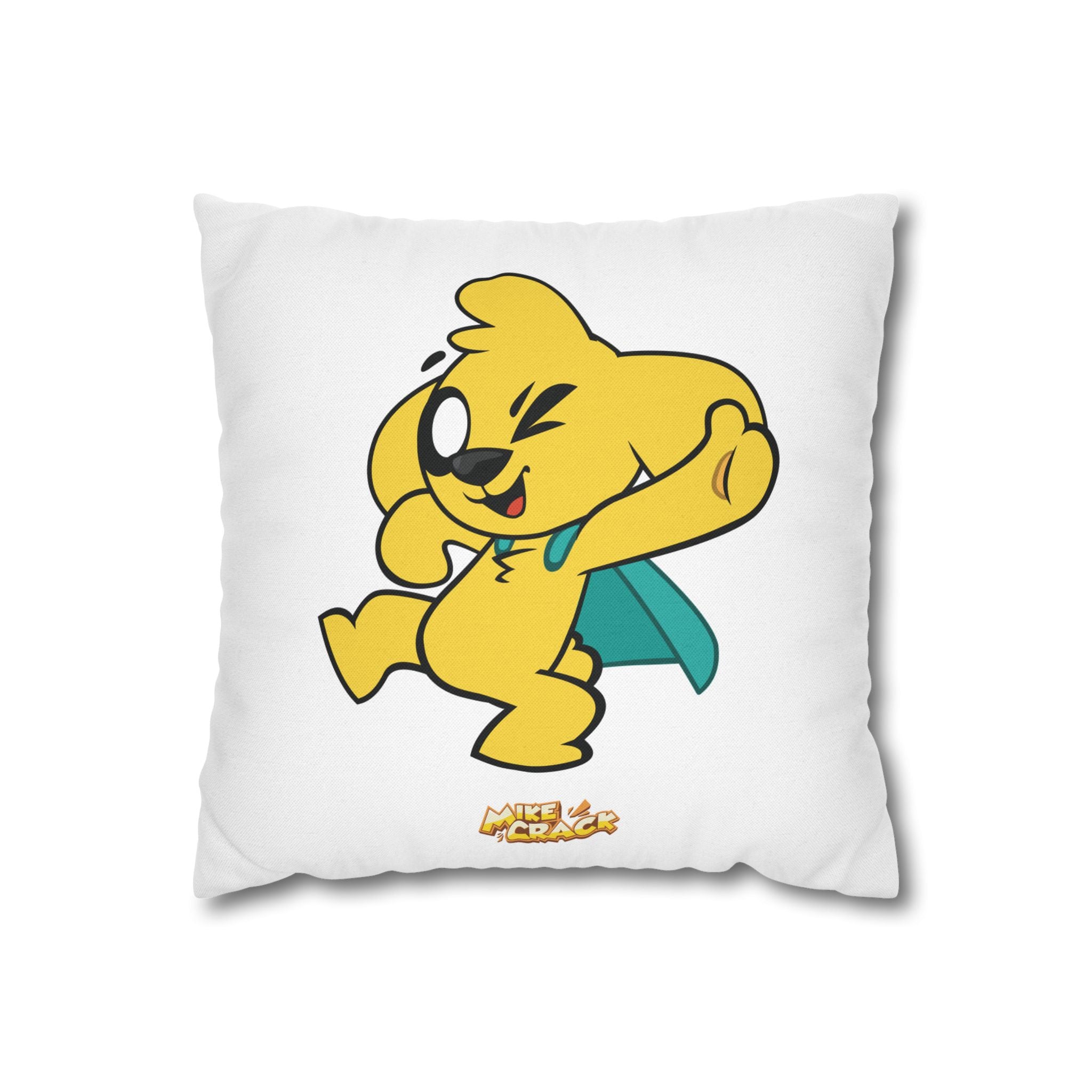 Mikecrack Spun Polyester Square Pillowcase