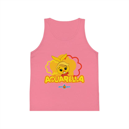 Plim Plim Camiseta de Tirantes de Niños Acuarella