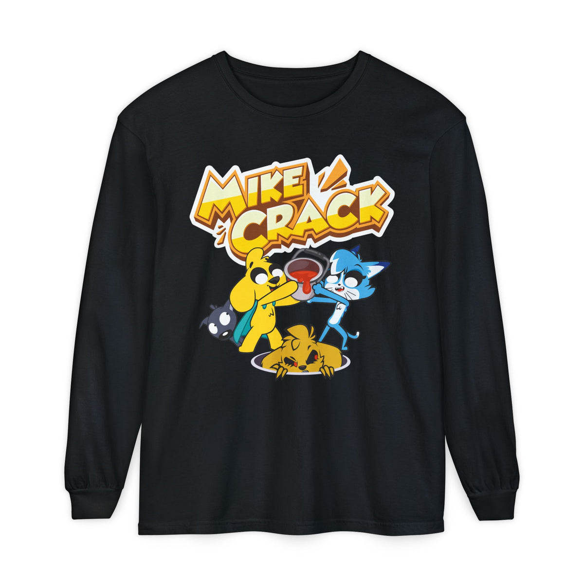 Mikecrack - Playera unisex manga larga