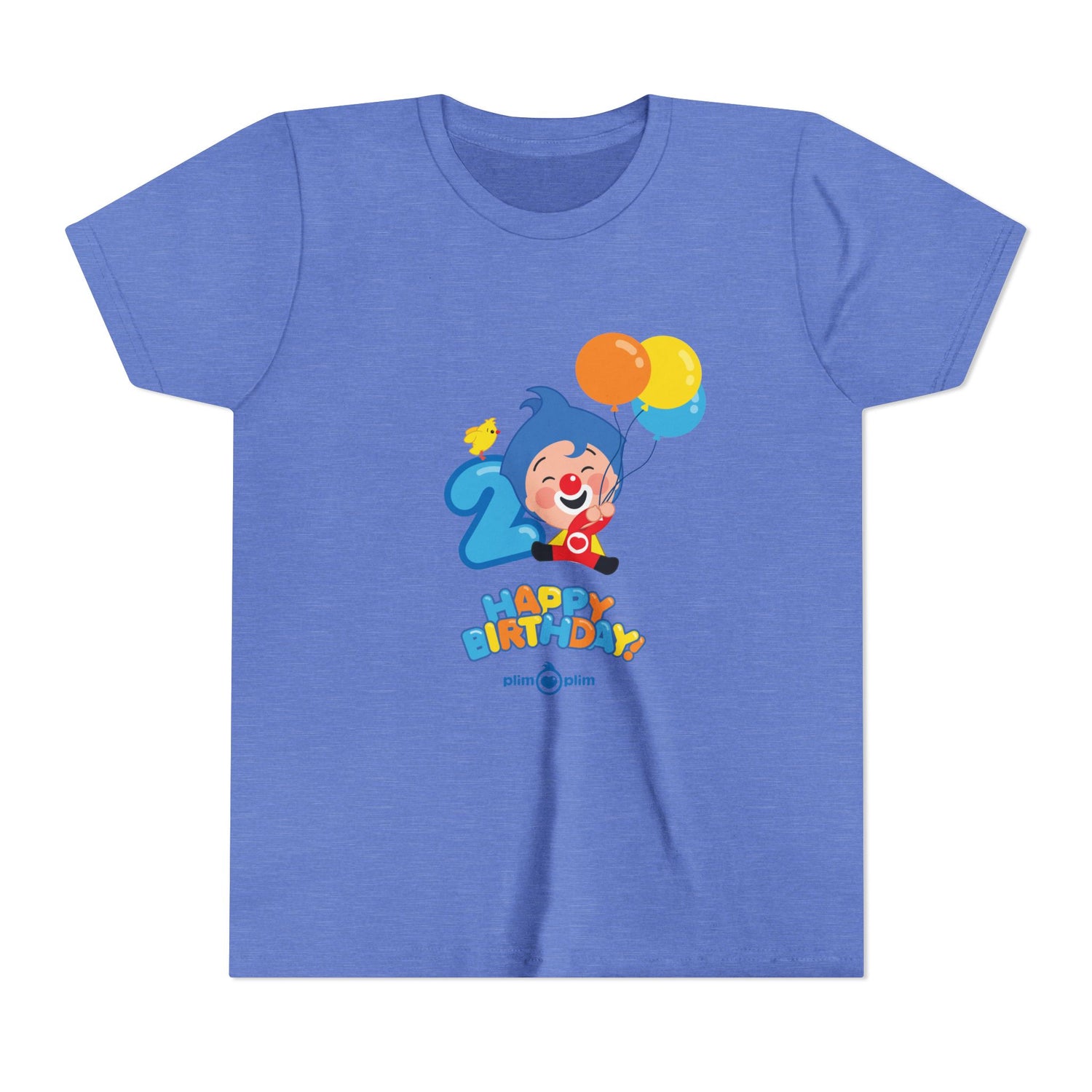 Plim Plim Camiseta Juvenil de Manga Corta Cumple 2