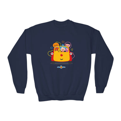 Plim Plim Sudadera Juvenil de Cuello Redondo Todos con Tuni
