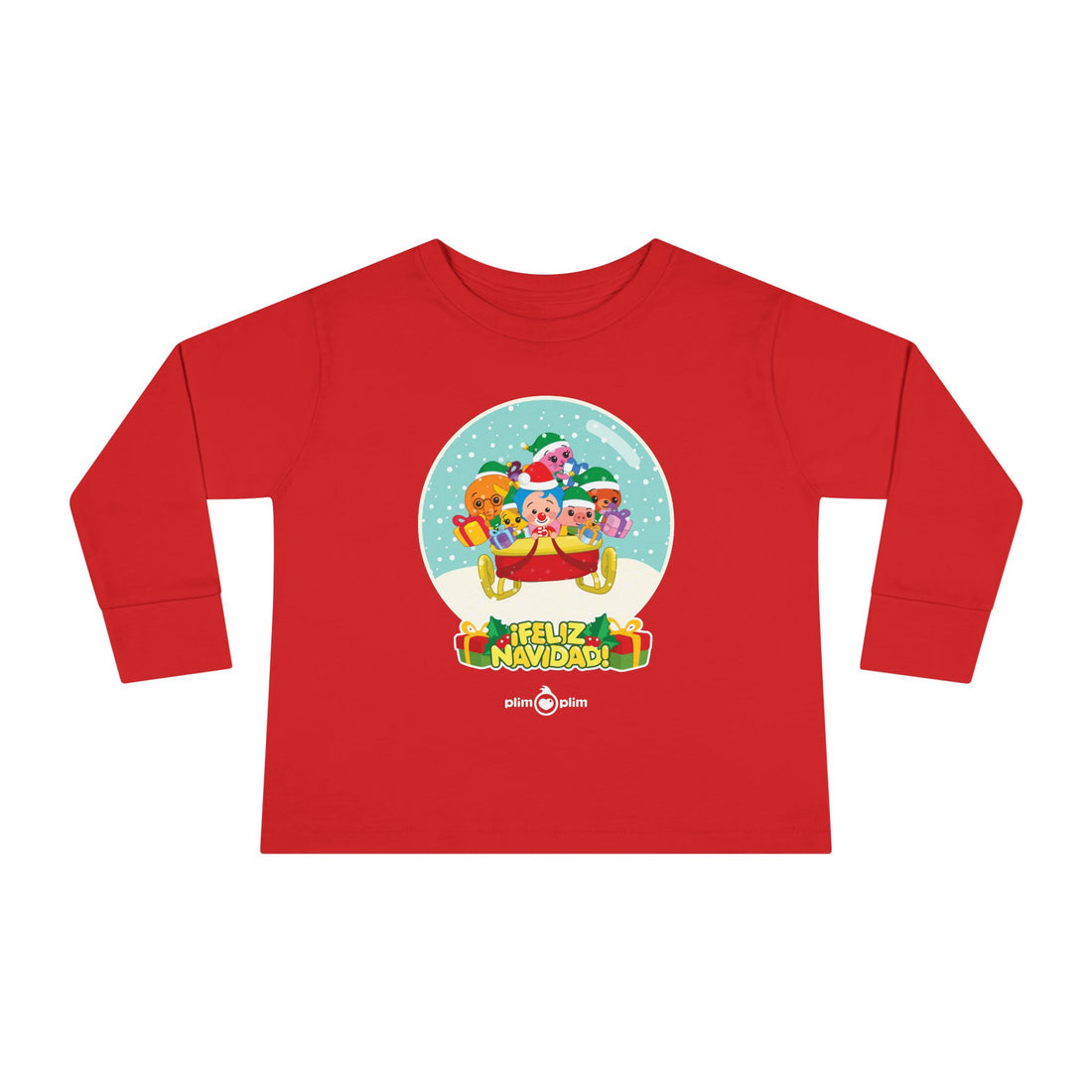 Toddler Christmas Family Long Sleeve Tee - Plim Plim Collection
