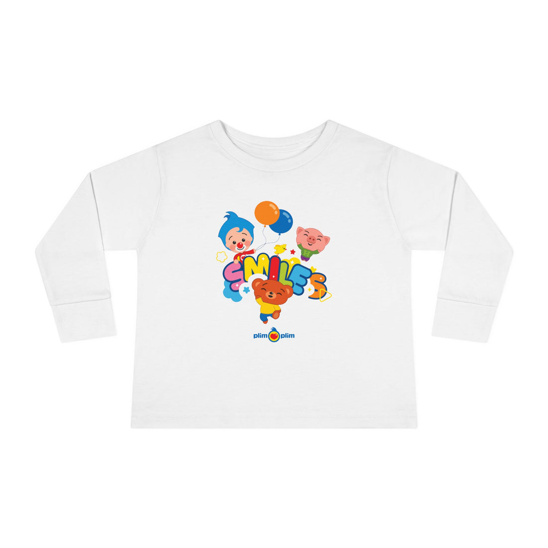 Plim Plim Camiseta Manga Larga de Niños Smiles