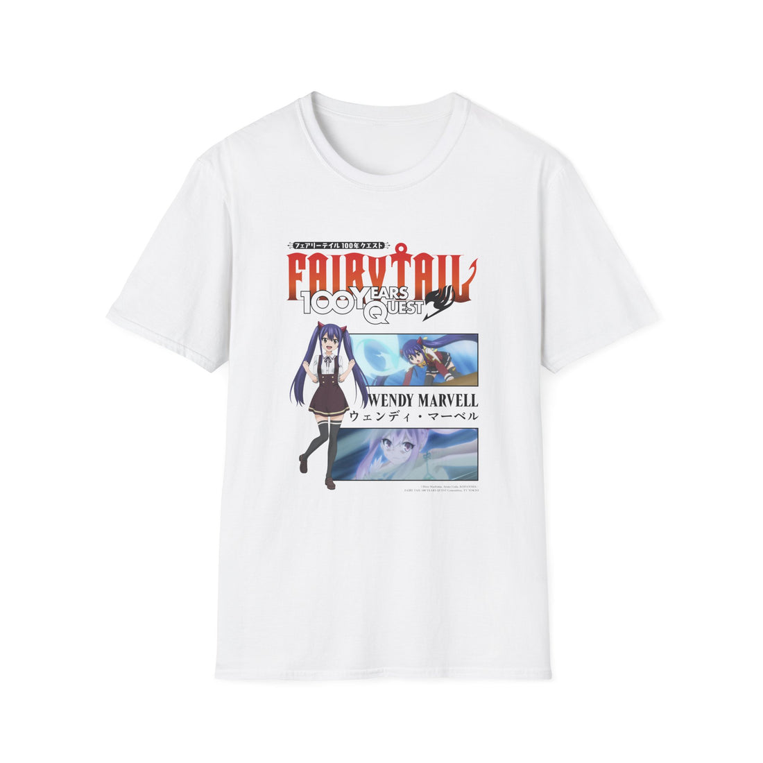 FAIRY TAIL 100 YEARS QUEST - "Wendy Moments" T-shirt – official Fairy Tail licensed merch (view 3)