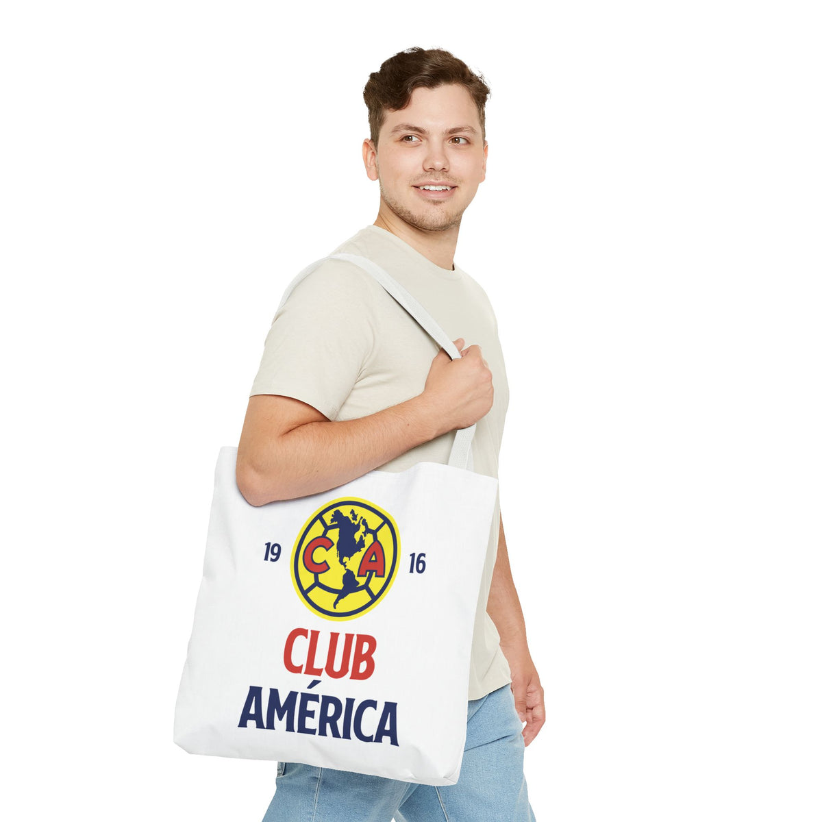 Club América Tote Bag - Retro Mexican Soccer Fan Collection – official Club América licensed merch (view 7)