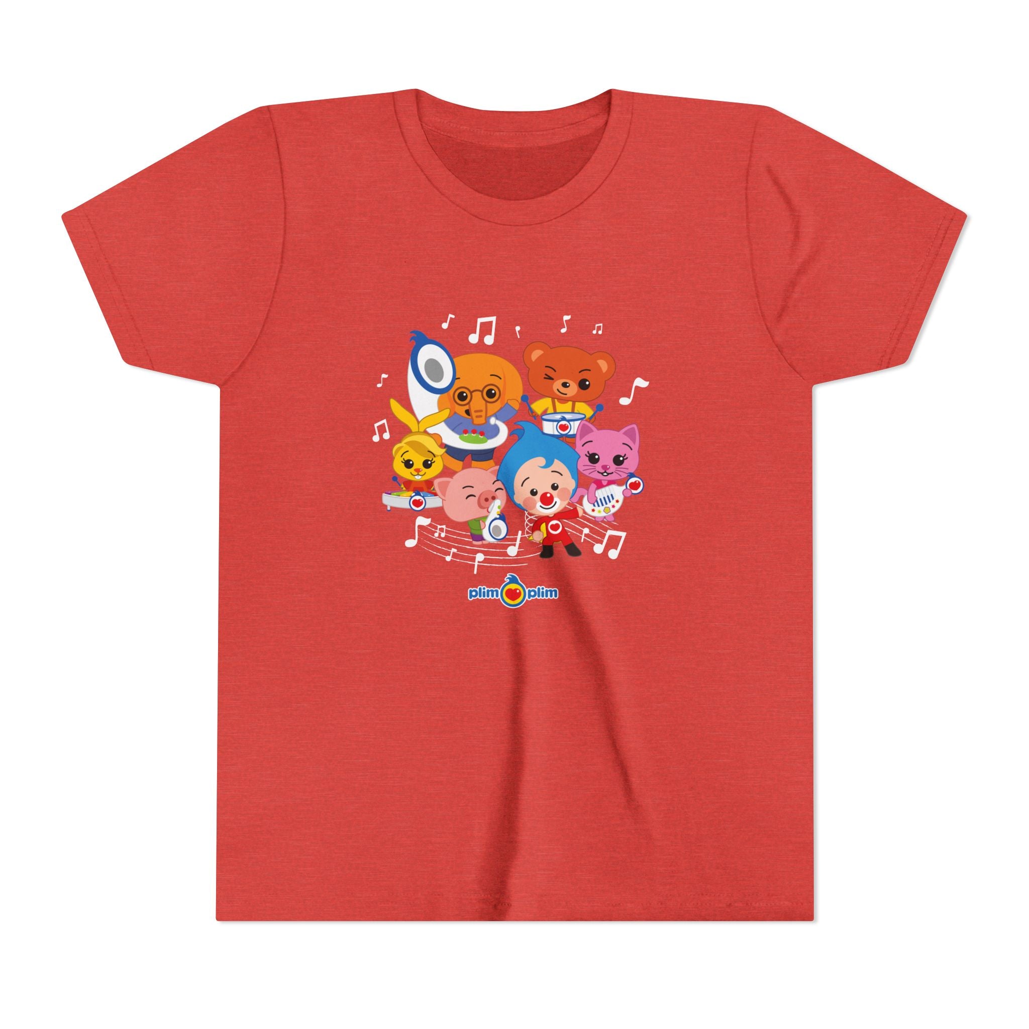 Plim Plim Camiseta Juvenil de Manga Corta Orquesta