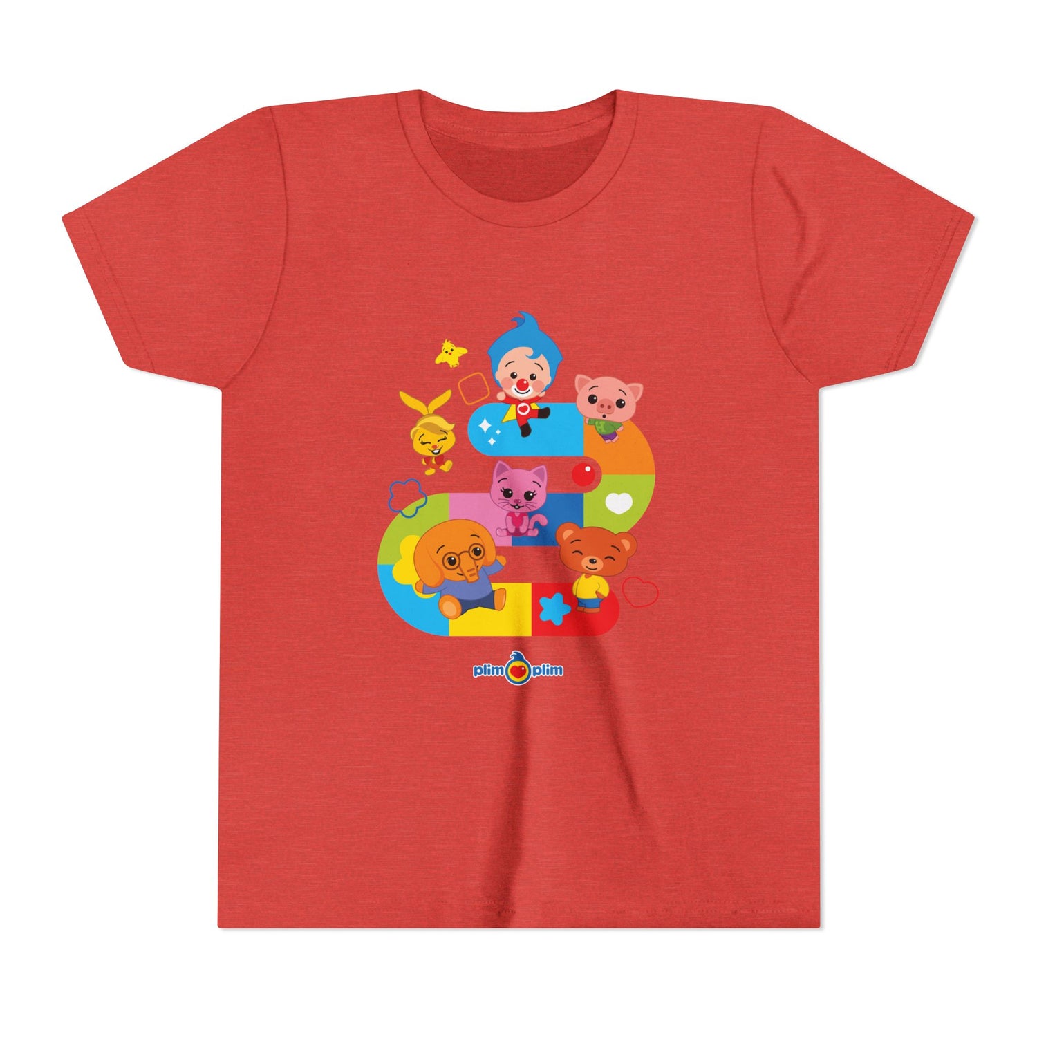 Plim Plim Camiseta Juvenil de Manga Corta Juego