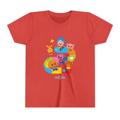 Plim Plim Camiseta Juvenil de Manga Corta Juego