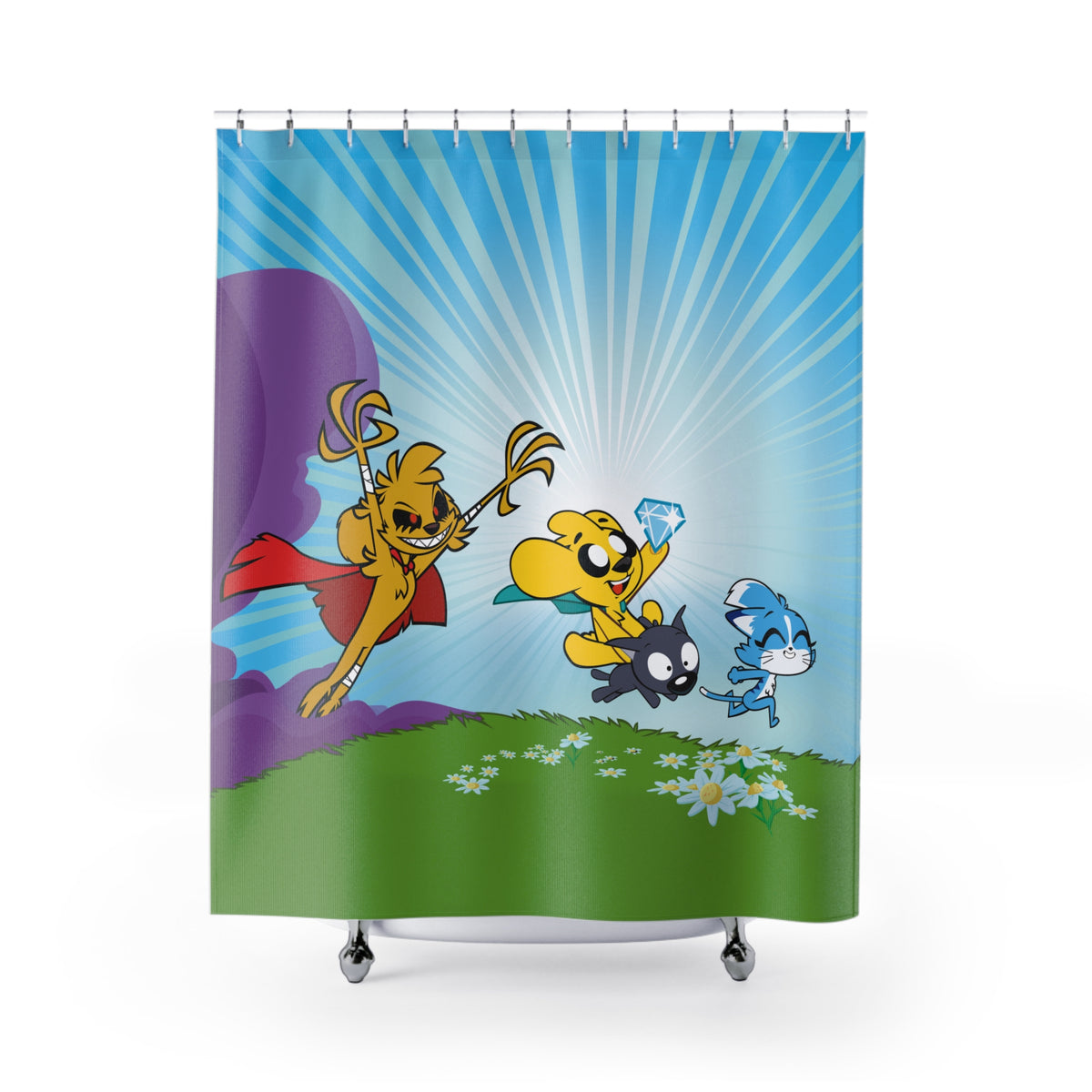 Mikecrack Shower Curtain