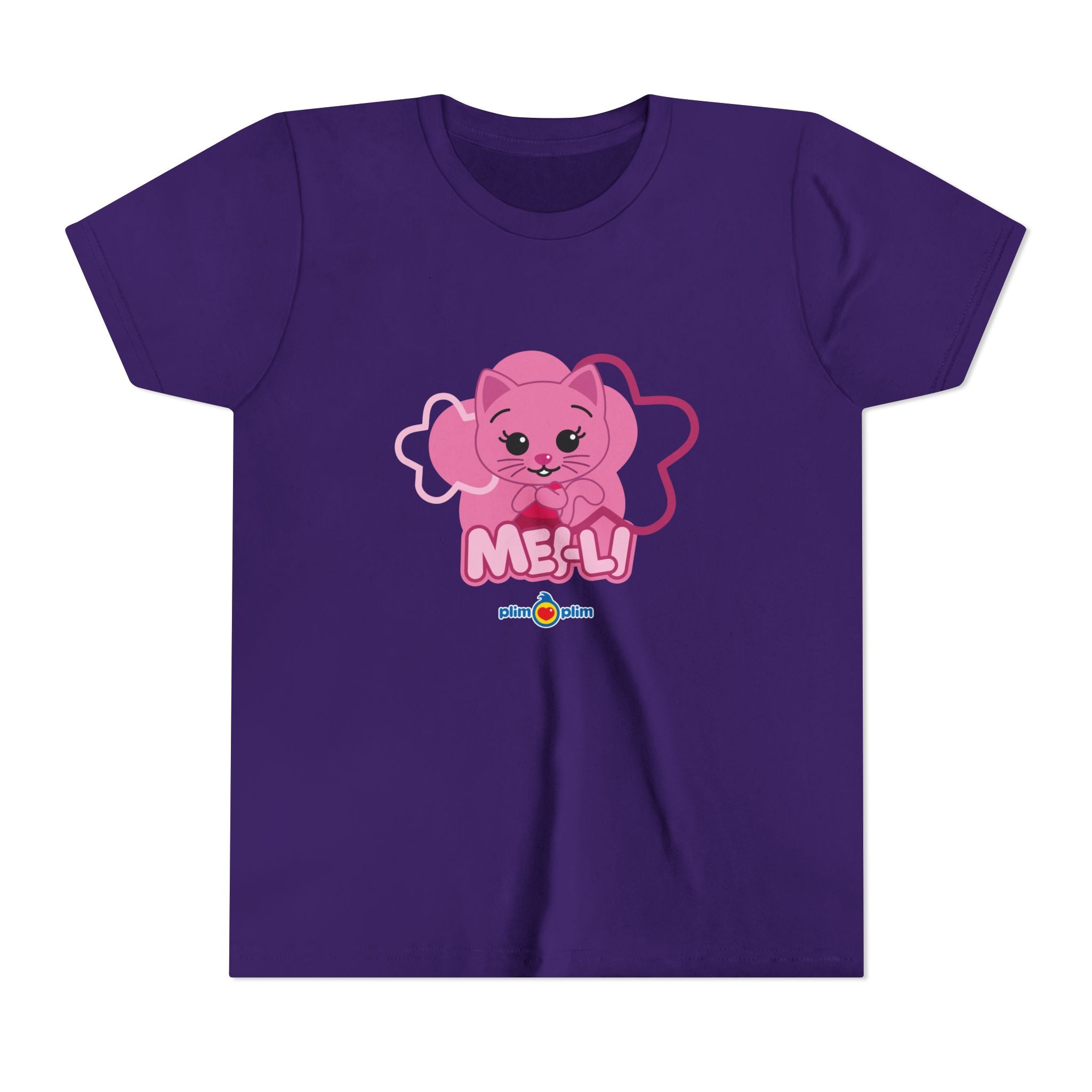 Plim Plim Camiseta Juvenil de Manga Corta Mei-Li